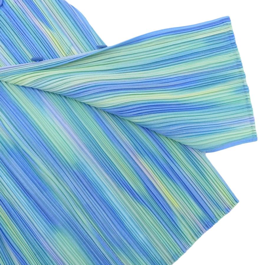 美品 PLEATS PLEASE プリーツプリーズ タイダイ風 ストライプ 3P