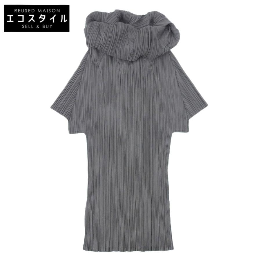 美品 PLEATS PLEASE プリーツプリーズ ボリュームハイネック トップス  