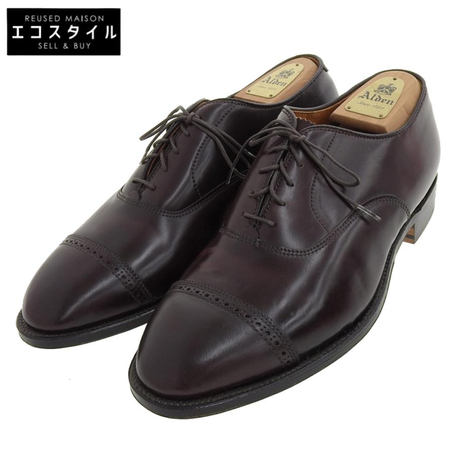 美品・ALDEN UNLINED MOC TOE オールデン コードバン