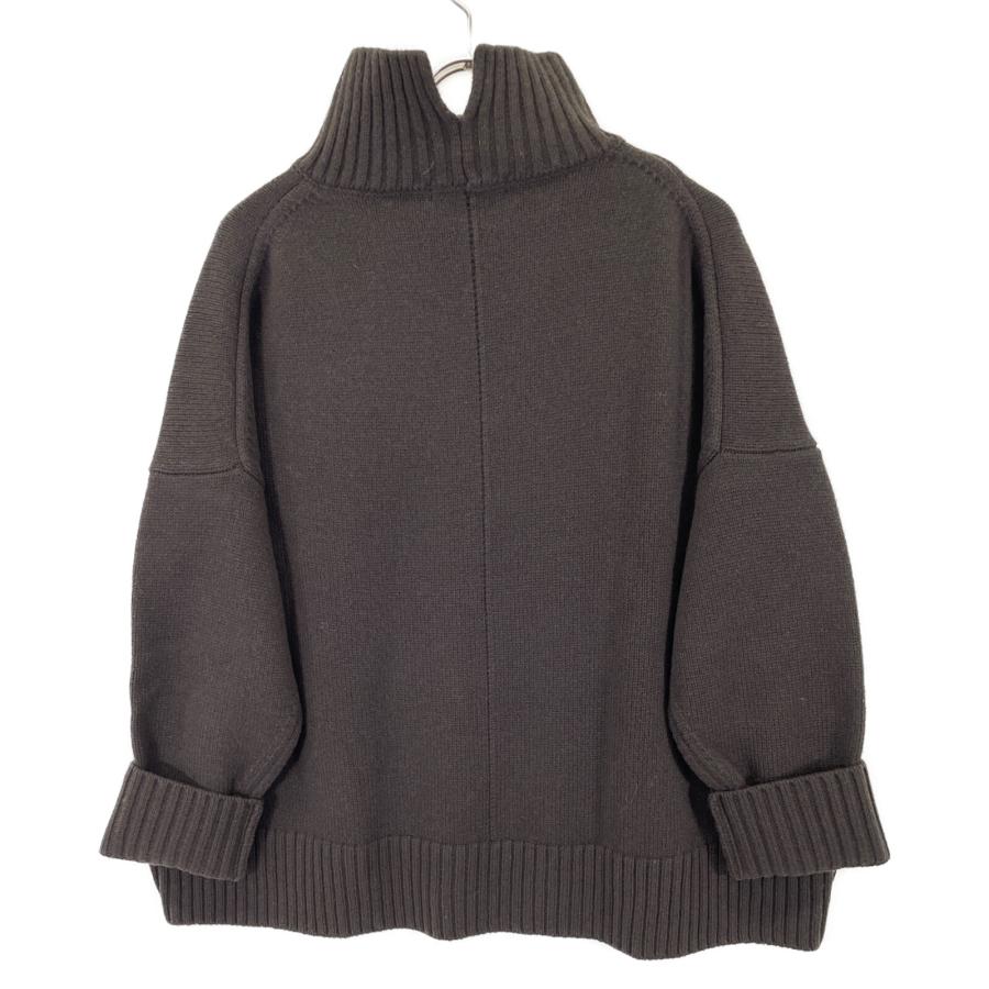 CINOH チノ 19WKN501 ブラウン モックネック ミドルゲージ オーバー
