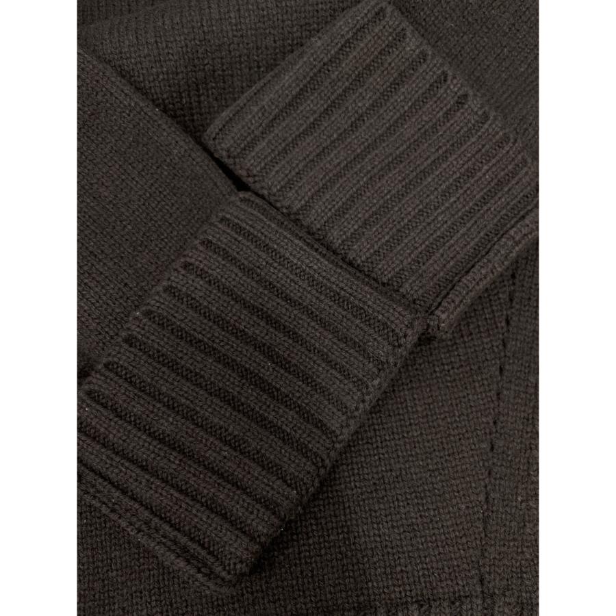 CINOH チノ 19WKN501 ブラウン モックネック ミドルゲージ オーバー