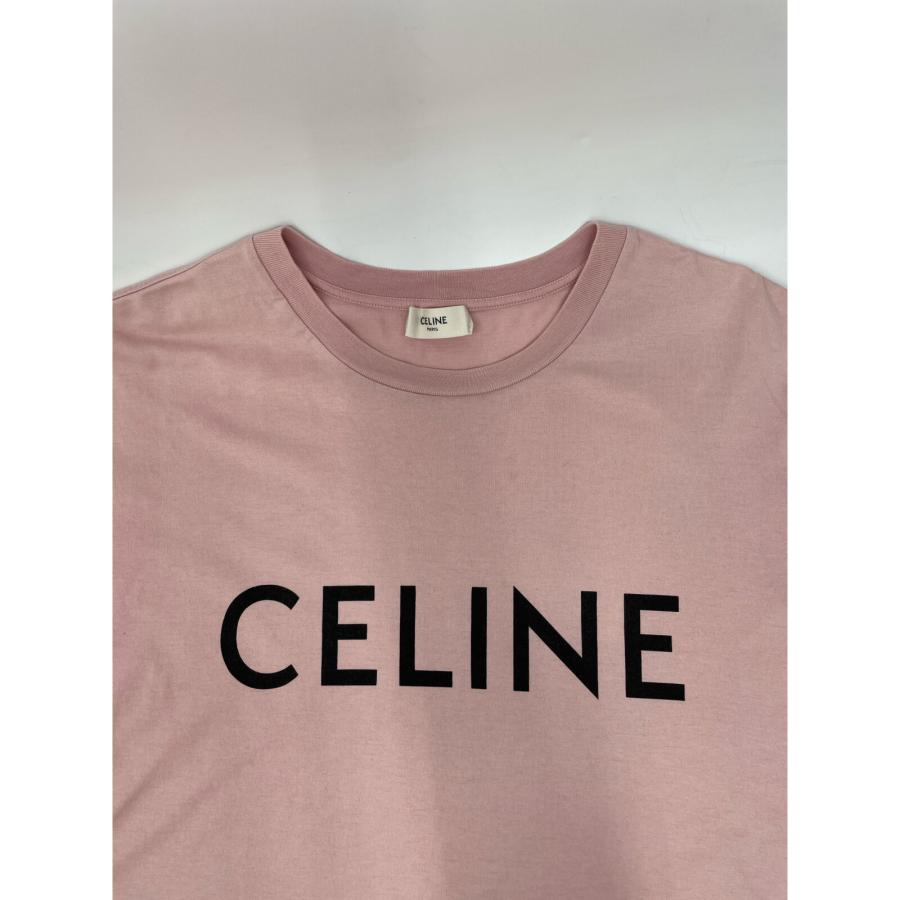 CELINE セリーヌ 2X68167Q ルーズフィットロゴプリントTシャツ CELINE セリーヌ 2X68167Q ルーズフィットロゴプリントTシャツ