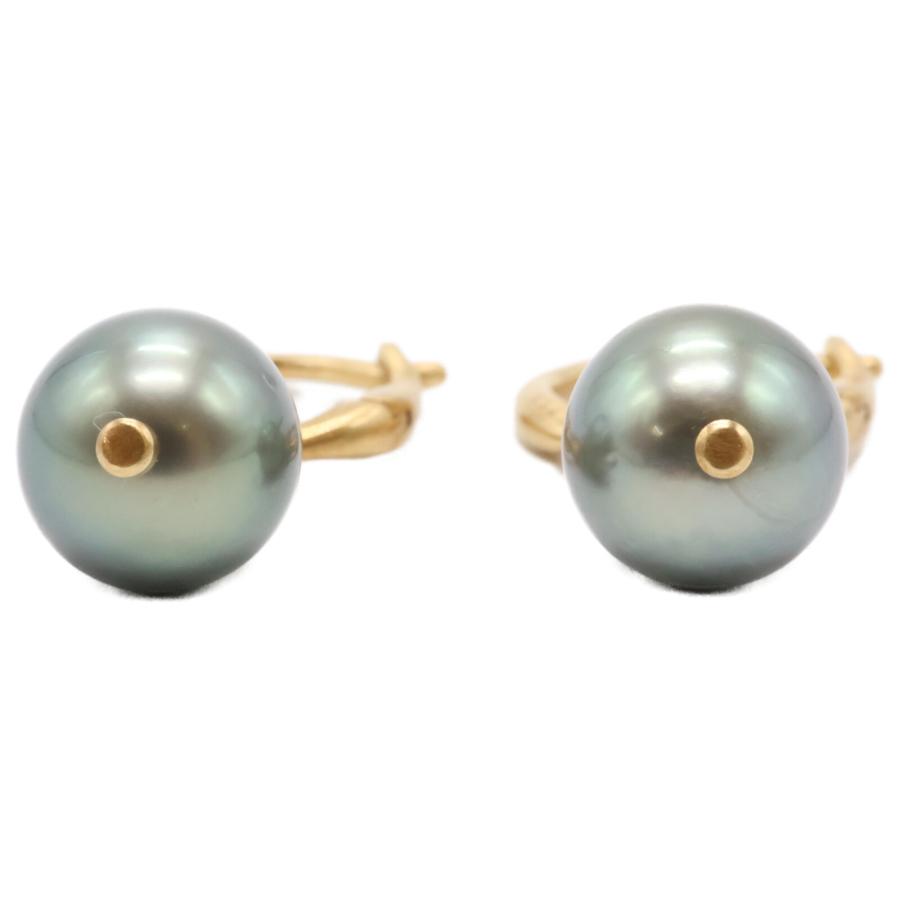 hum ハム K18 メレダイヤ 0.08ct ハミングパール フープ ピアス hum ハム K18 メレダイヤ 0.08ct ハミングパール フープ ピアス