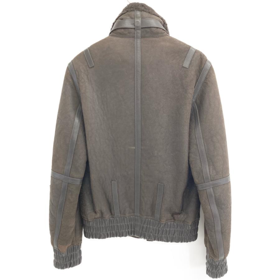 Neil Barrett ダークブラウン レザージャケット ニールバレット レザージャケット ブラウン NEIL BARRETT ニール