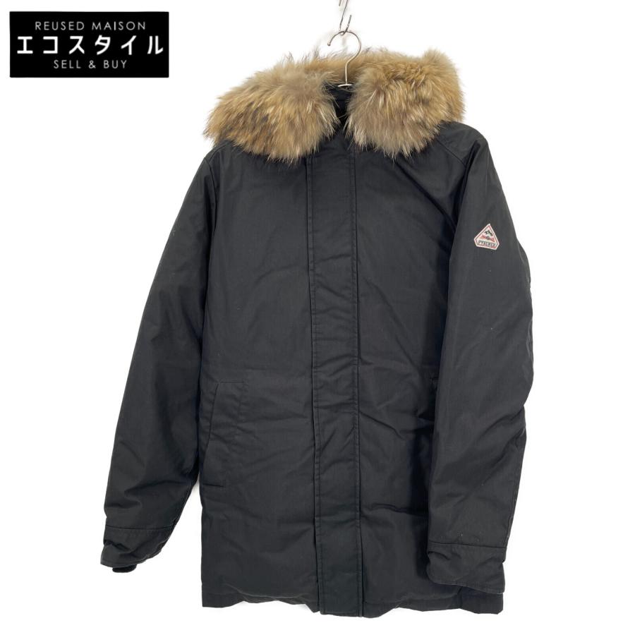 Pyrenex / ダウンジャケット/S/--/BLK/無地/HMI014 Pyrenex（ピレネックス） HMI014 アヌシー ブラック ファーフード