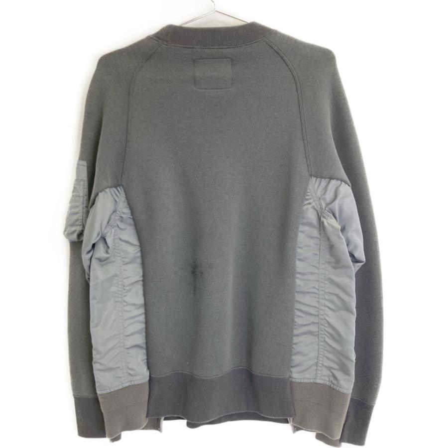 sacai サカイ SCM-043 22AW ブラック コットン×ナイロン 切替 sacai サカイ SCM-043 22AW ブラック コットン×ナイロン 切替