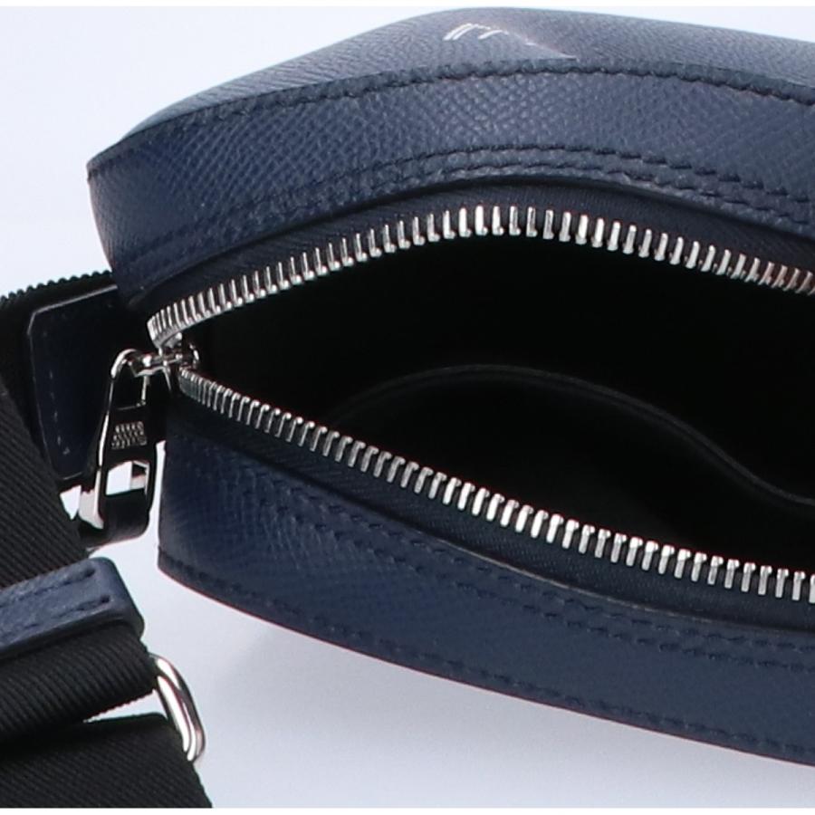 美品/ Dunhill ダンヒル カドガン ミニ ショルダーバッグ ネイビー 