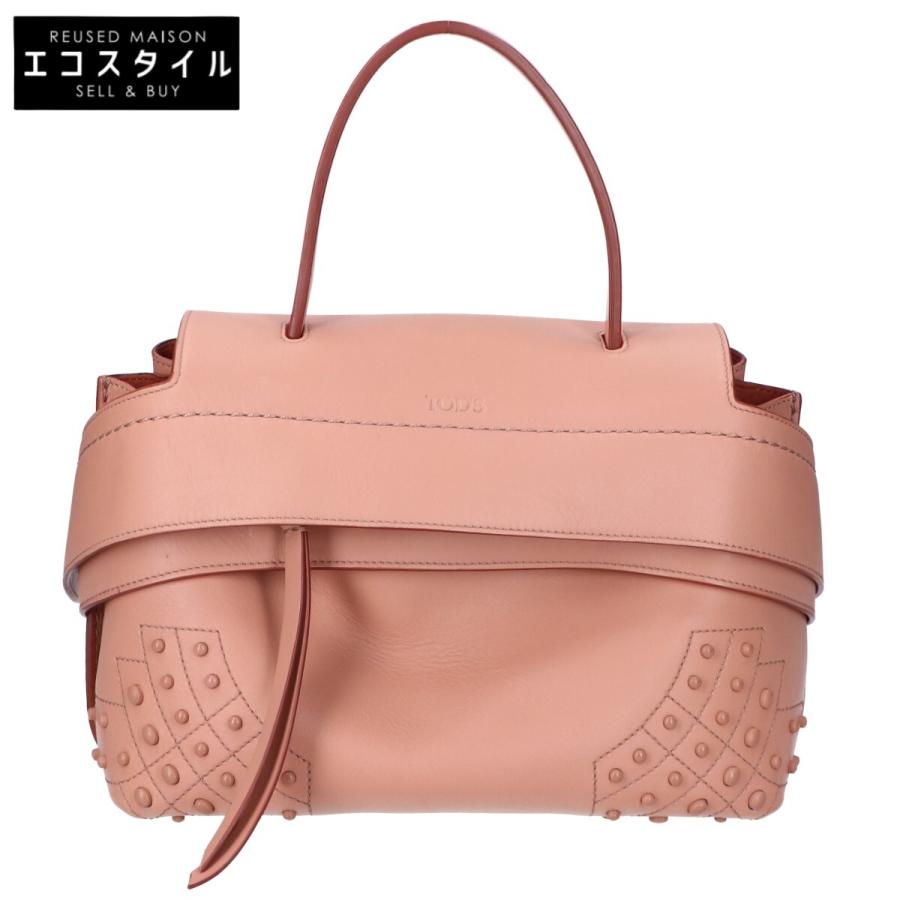 TOD'S トッズ ウェーブバッグ 2WAY ハンドバッグ ピンク TOD'S トッズ ウェーブバッグ 2WAY ハンドバッグ ピンク