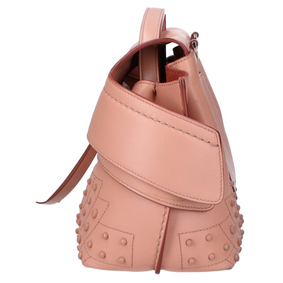 TOD'S トッズ ウェーブバッグ 2WAY ハンドバッグ ピンク TOD'S トッズ ウェーブバッグ 2WAY ハンドバッグ ピンク