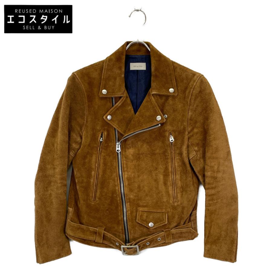 BED J.W. FORD ベッドフォード 15AW キャメル ホーススエード 馬革