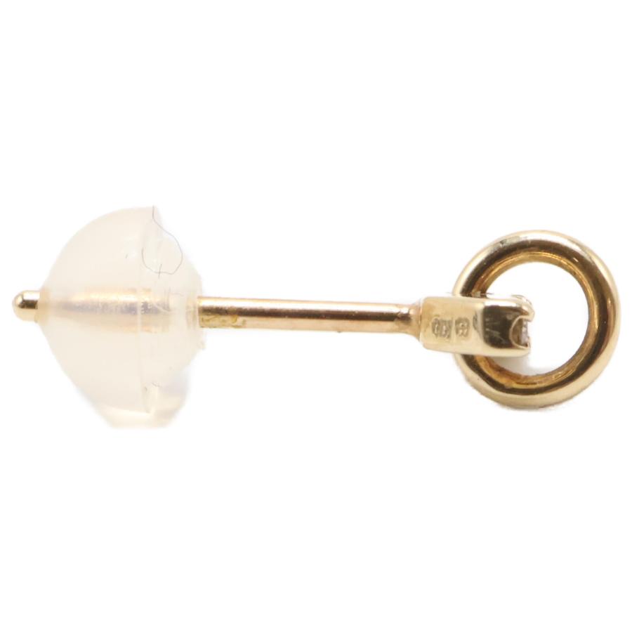 美品 hirotaka ヒロタカ ダイヤモンド フック ピアス k10 YG