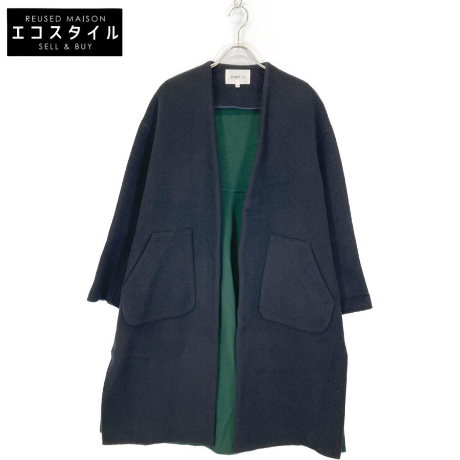 ENFOLD エンフォルド 300CA330-1620 ウール ソフトリバー スリット