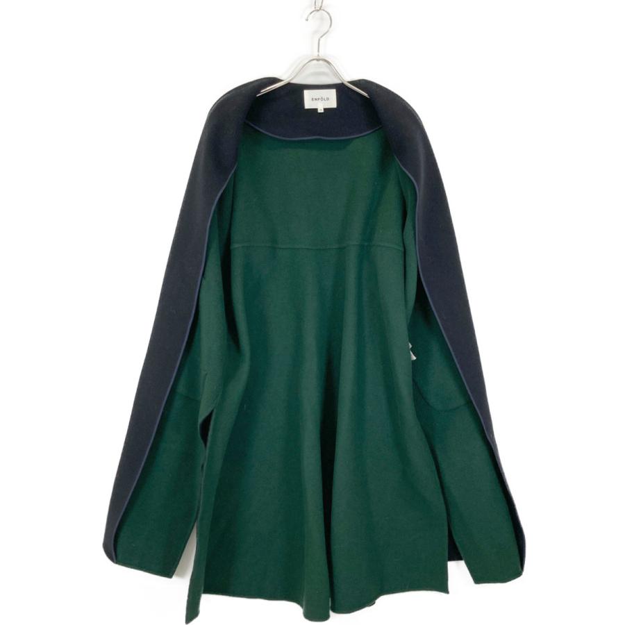 ENFOLD（エンフォルド） 300CA330-1620 ウール ソフトリバー スリット