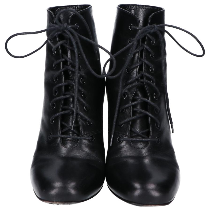 SAINT LAURENT PARIS サンローランパリ 404546 レザー レースアップ 
