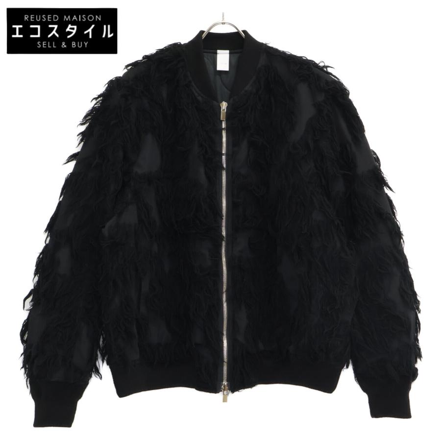 VEIN ヴェイン VB32-328 WO/PE FUR ジャガード ボンバージャケット 