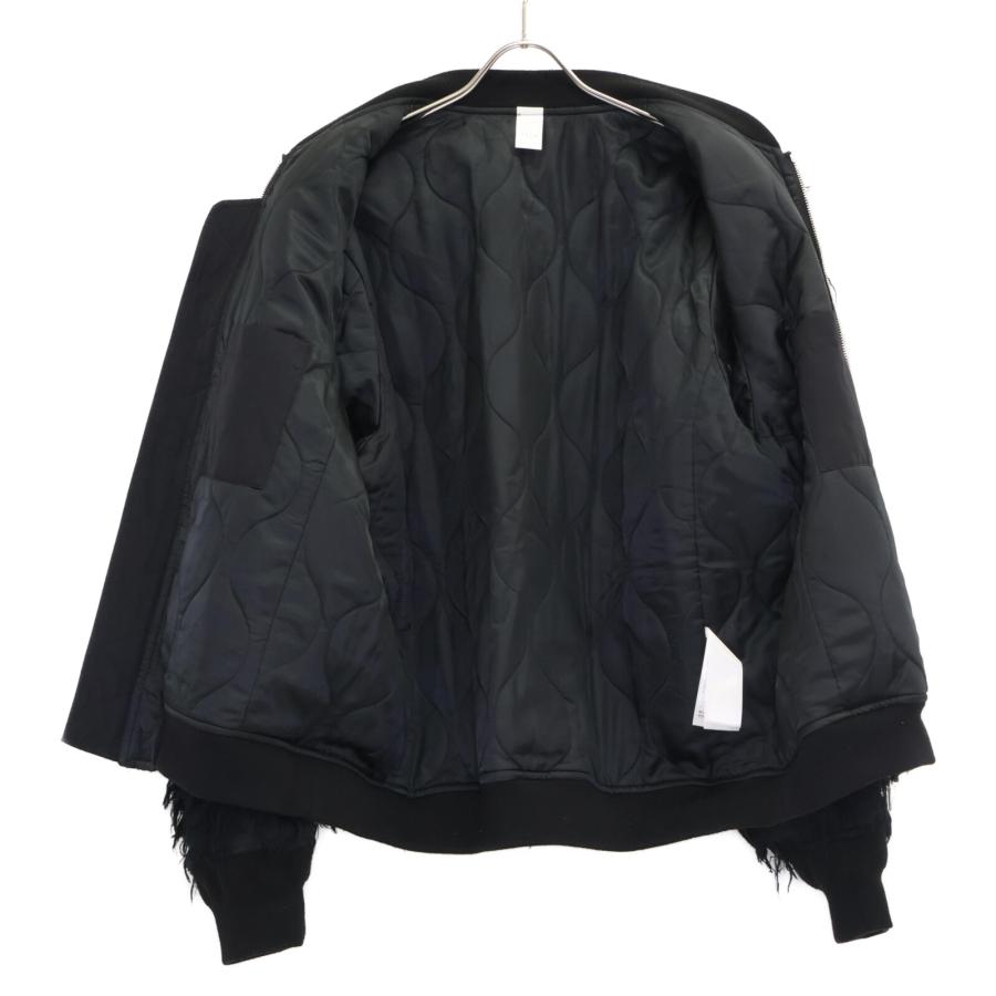 VEIN ヴェイン VB32-328 WO/PE FUR ジャガード ボンバージャケット 