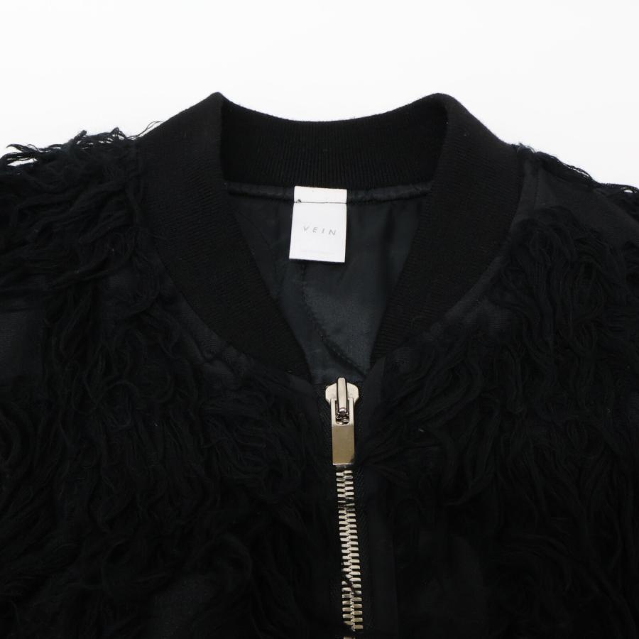 VEIN ヴェイン VB32-328 WO/PE FUR ジャガード ボンバージャケット 