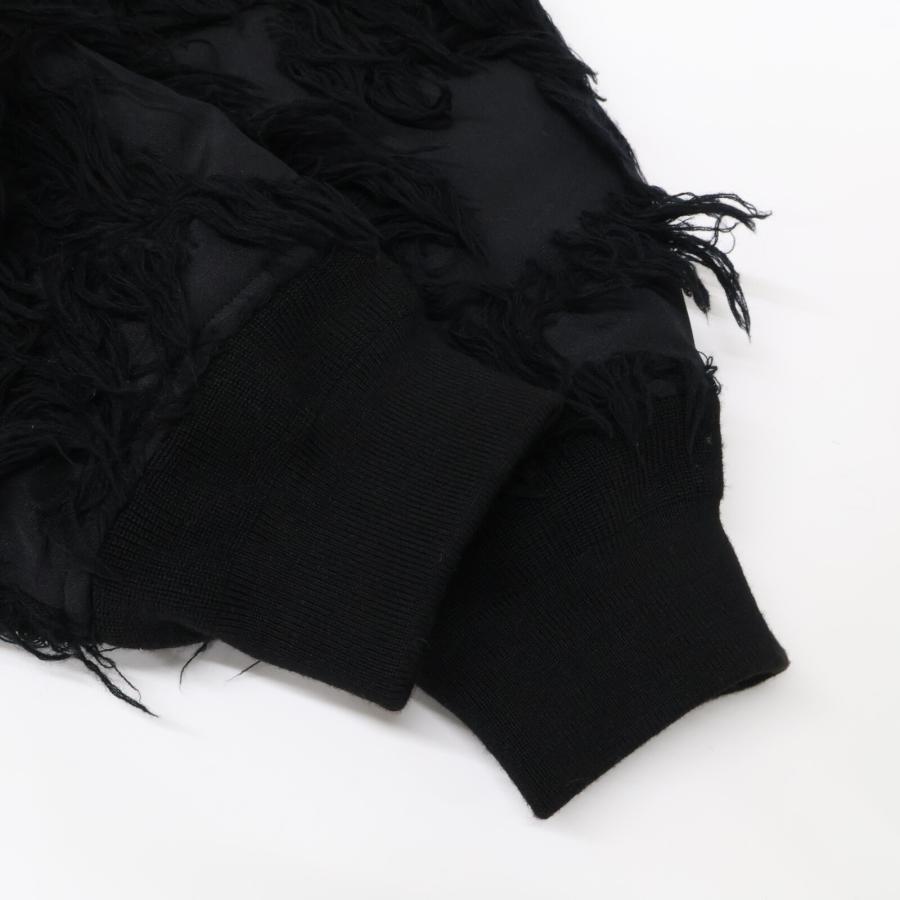 VEIN ヴェイン VB32-328 WO/PE FUR ジャガード ボンバージャケット 