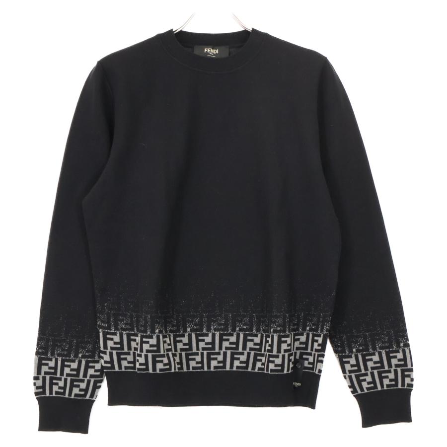 FENDI（フェンディ） FZY092 ACFR Fズッカロゴグラデーションニット 