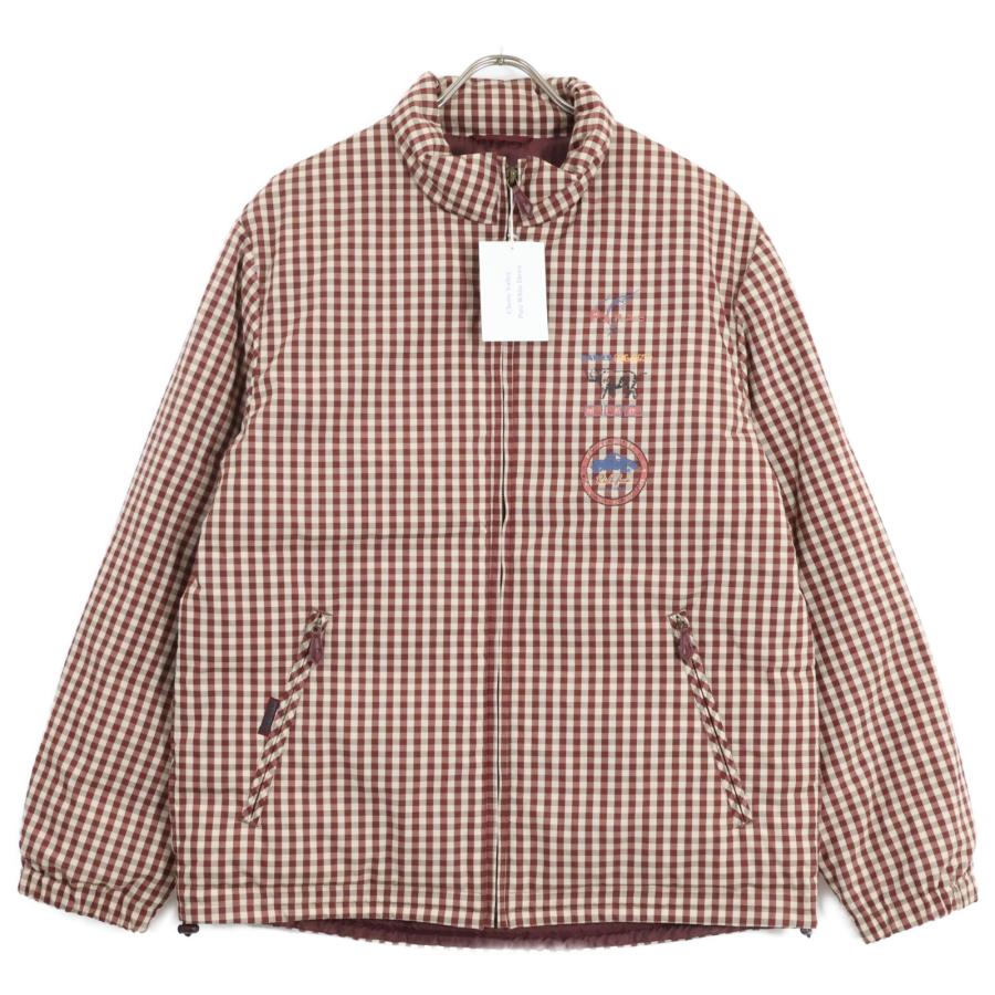 PAPAS パパス D0431FJM001 チェック ダウンジャケット ブラウン M