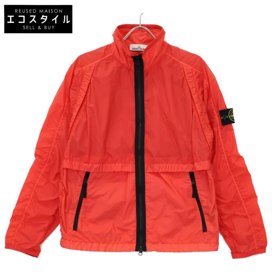 ストーンアイランド 701542031 LAMY VELOUR レッド スタンドカラー