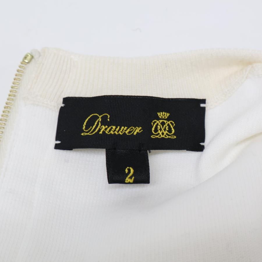 DRAWER（ドゥロワー） 6526-199-1483 ホワイト WINTER1 バックジップ