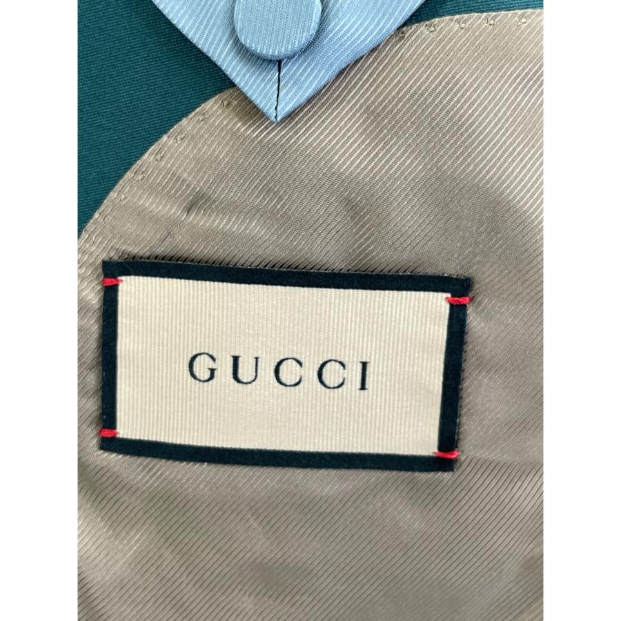 GUCCI（グッチ） 703045 グリーン シングル 2釦 テーラードジャケット