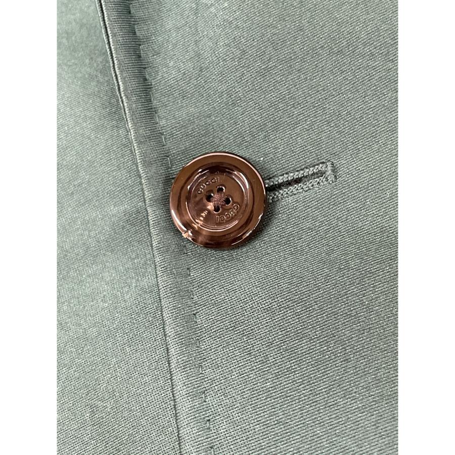 GUCCI（グッチ） 703045 グリーン シングル 2釦 テーラードジャケット