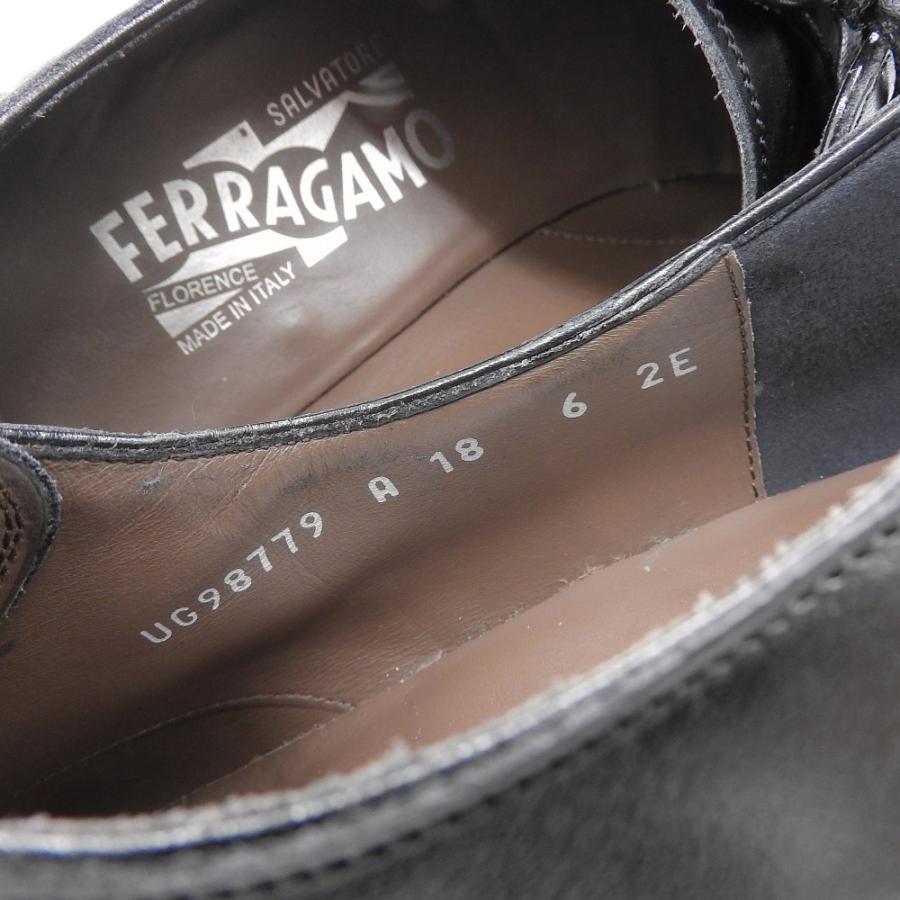 美品 Salvatore Ferragamo サルヴァトーレフェラガモ ストレートチップ  