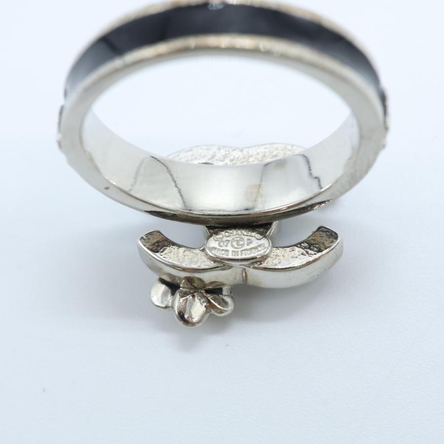 【難あり】シャネル リング カメリア 12号 CHANEL - シャネルパールカメリアクリアーリング指輪難あり品03