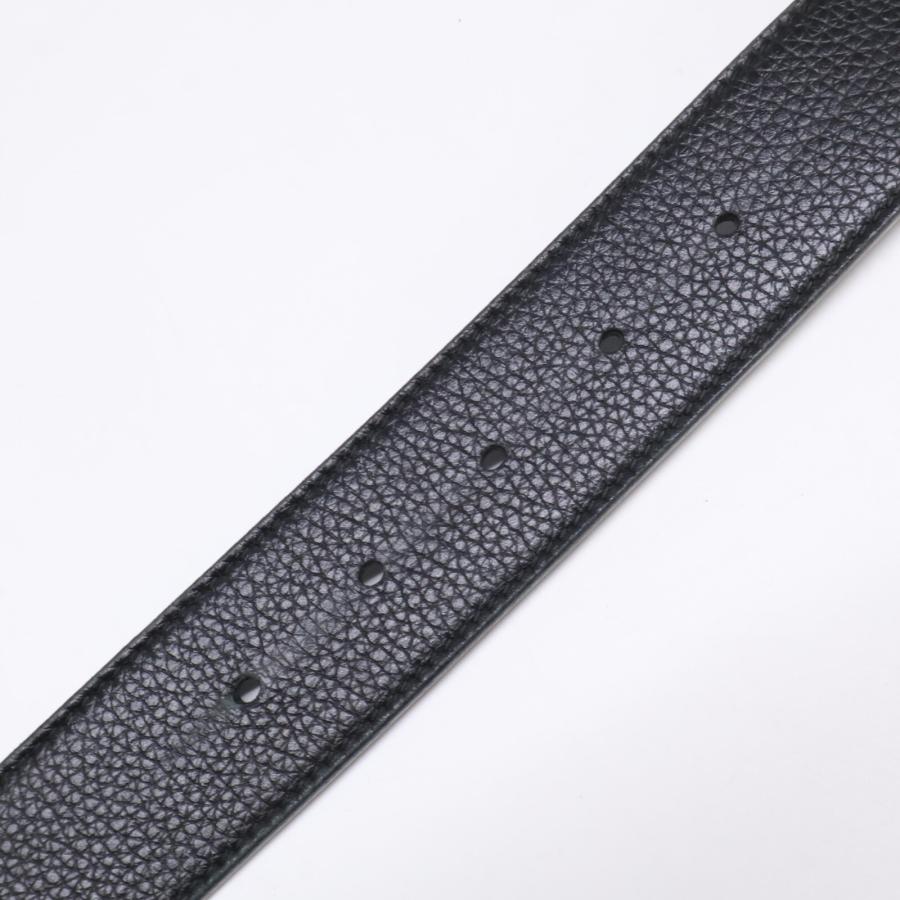 DIOR ディオール CDバックル リバーシブル レザー ベルト ブラック