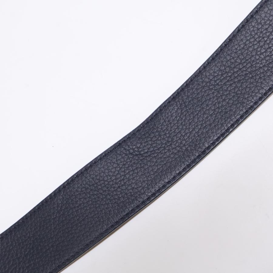 DIOR ディオール CDバックル リバーシブル レザー ベルト ブラック