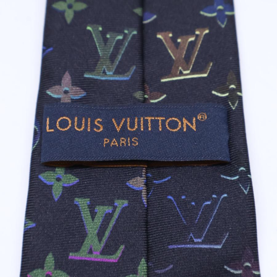 サ*た様 ルイ ヴィトン LOUIS VUITTON ネクタイ　シルクネクタイ 美品 LOUIS VUITTON ルイヴィトン 23年製 M78489 モノグラム・スポット