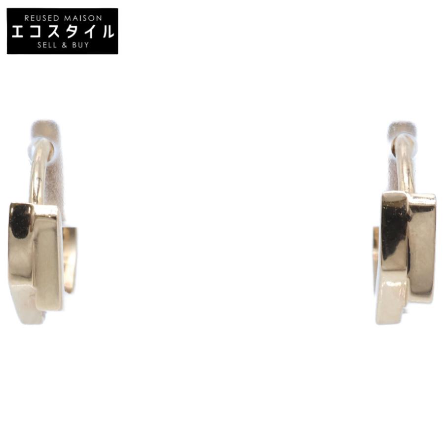 REPOSSI レポシ 18KPG アンティフェール 2連 ミニ ピアス ピンク