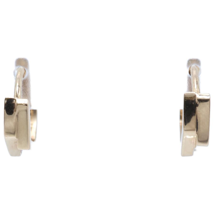 REPOSSI レポシ 18KPG アンティフェール 2連 ミニ ピアス ピンク