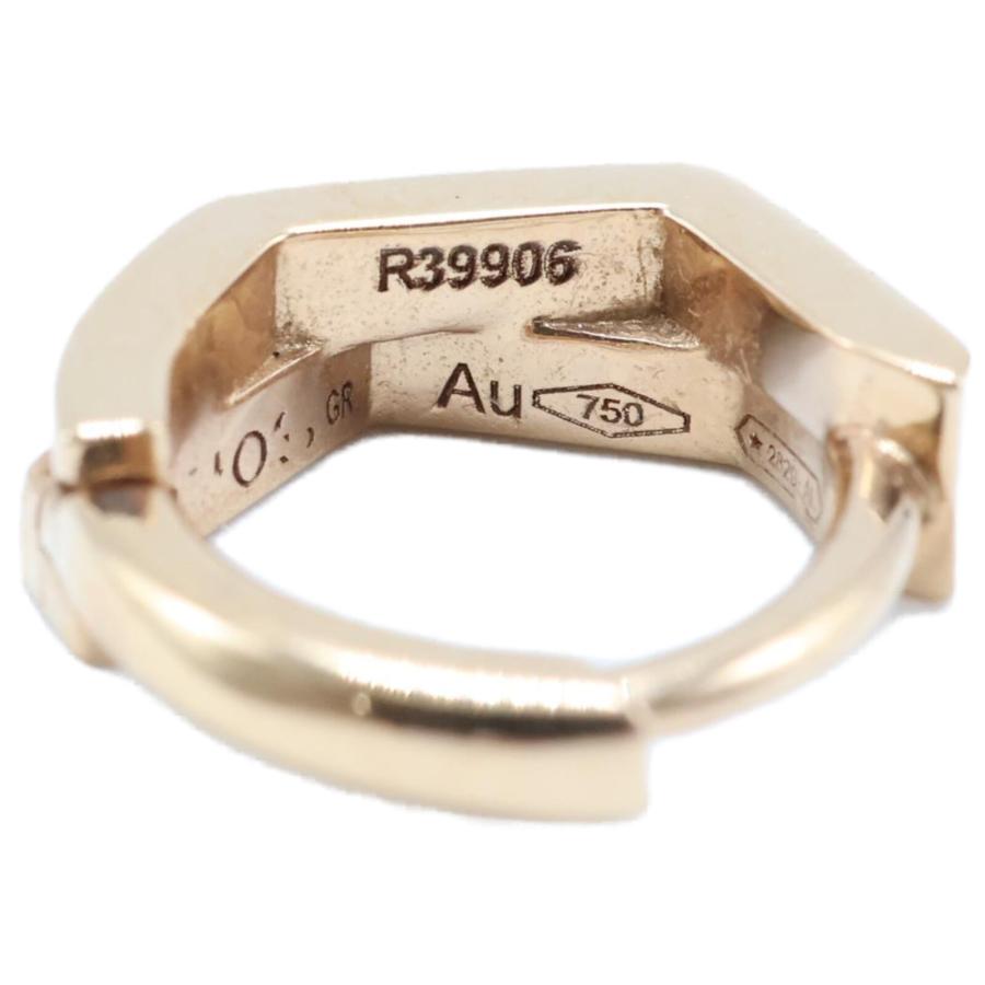 REPOSSI レポシ 18KPG アンティフェール 2連 ミニ ピアス ピンク