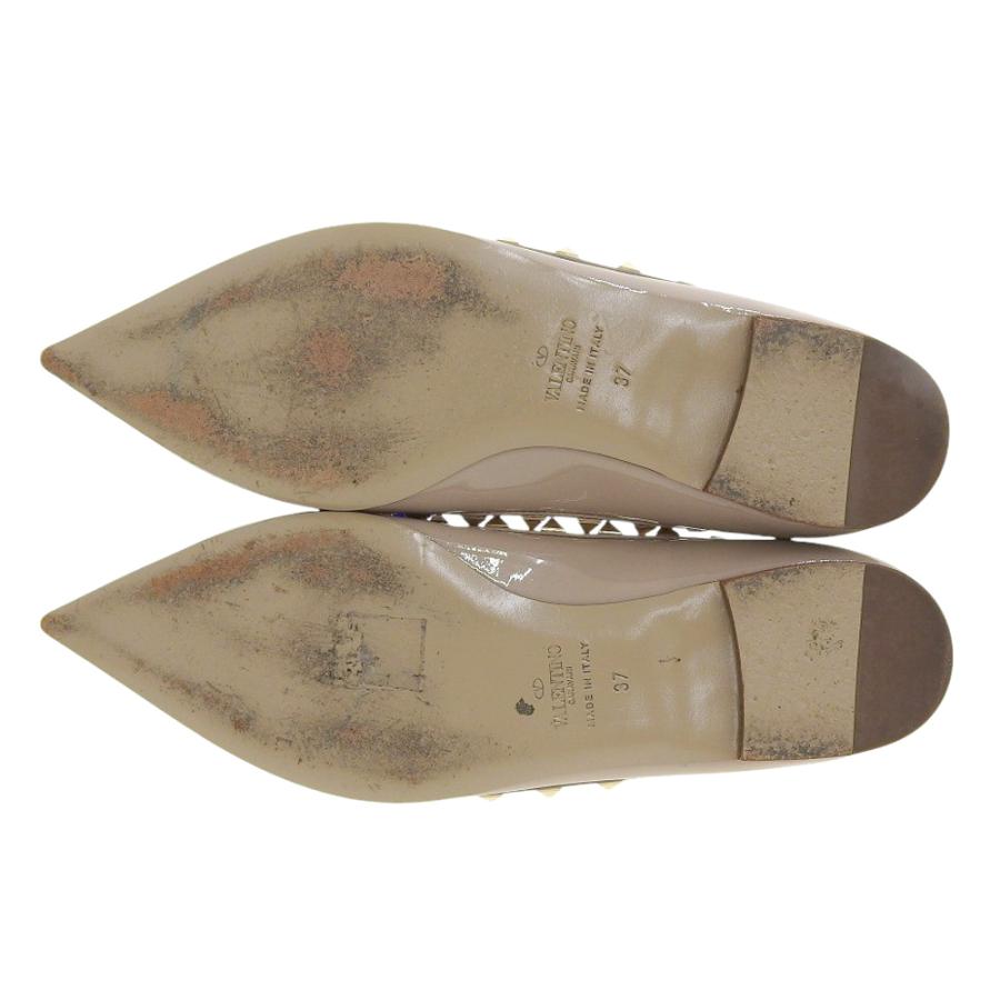 美品 VALENTINO ヴァレンティノ ロックスタッズ ポインテッド