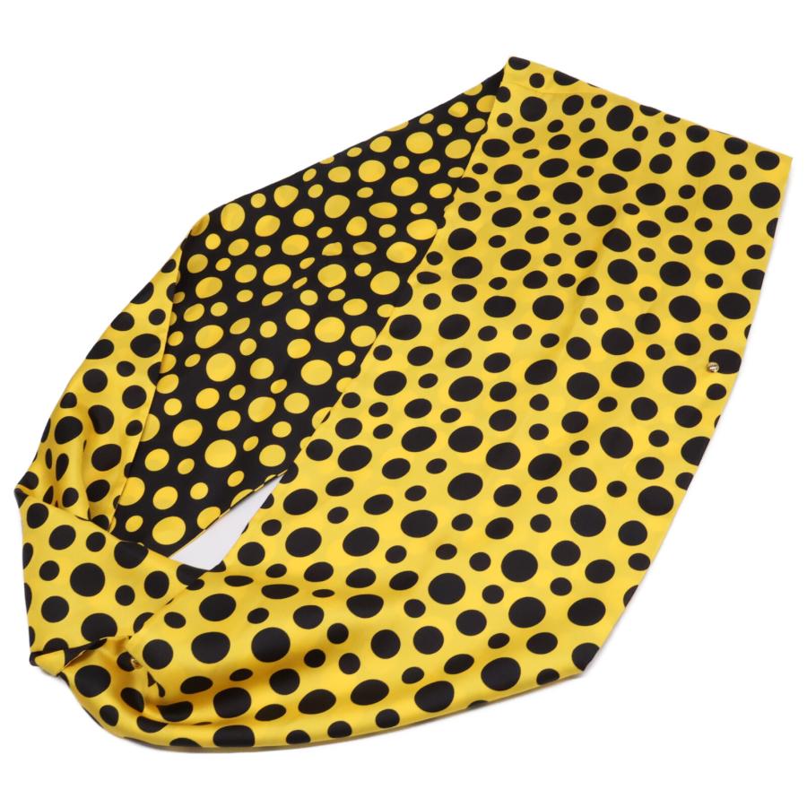 【美品】 ルイ ヴィトン 草間彌生 シルク スヌード スカーフ  ドット柄 美品】 ルイ ヴィトン 草間彌生 シルク スヌード スカーフ ドット柄