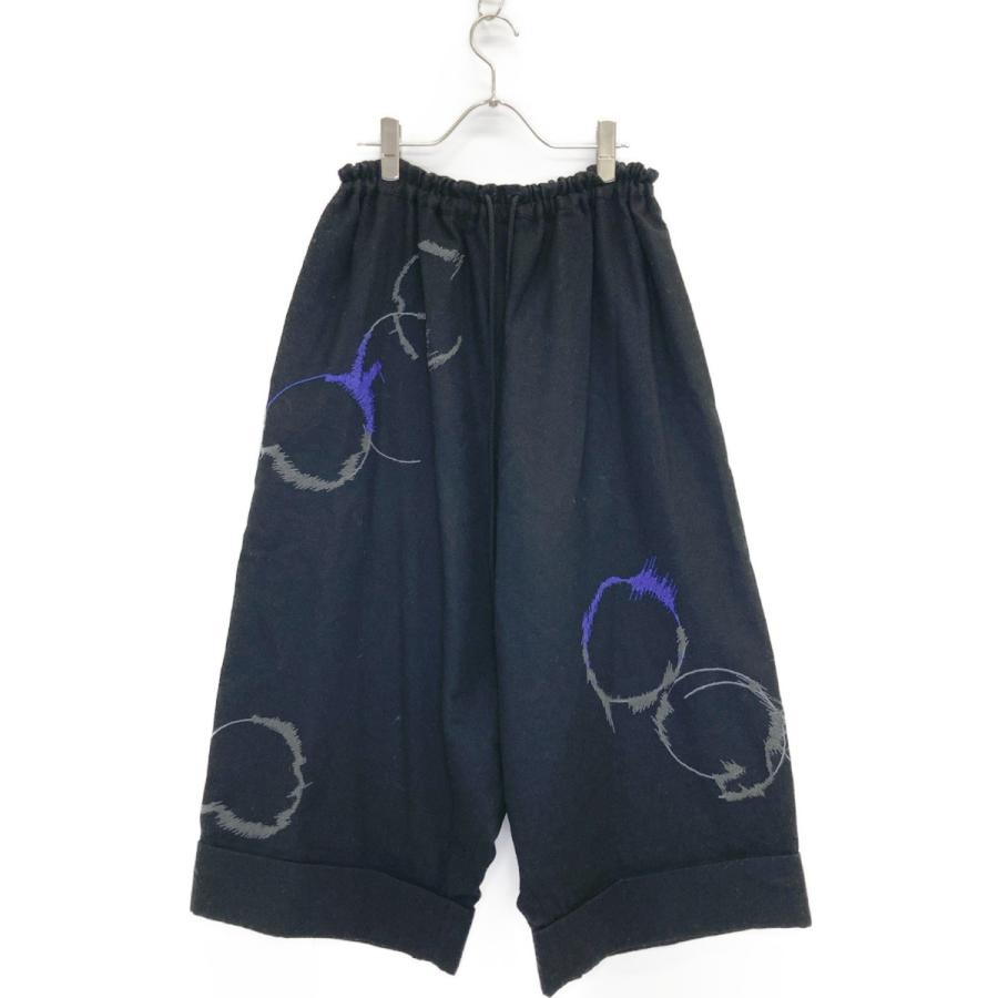 Y's（ワイズ） YK-P23-123 ウール サルエルパンツ ブラック 1 ボトムス