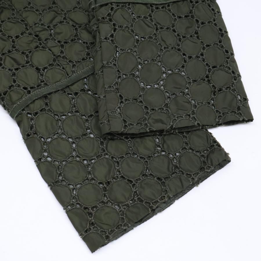 モンクレール　スプリングコート　カーキ　サイズ0 MONCLER（モンクレール） カーキ ALBATRE レース スプリングコート