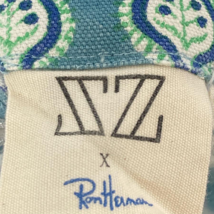 Ron Herman ロンハーマン 【×SZ Blockprints】ブルー キャンバス