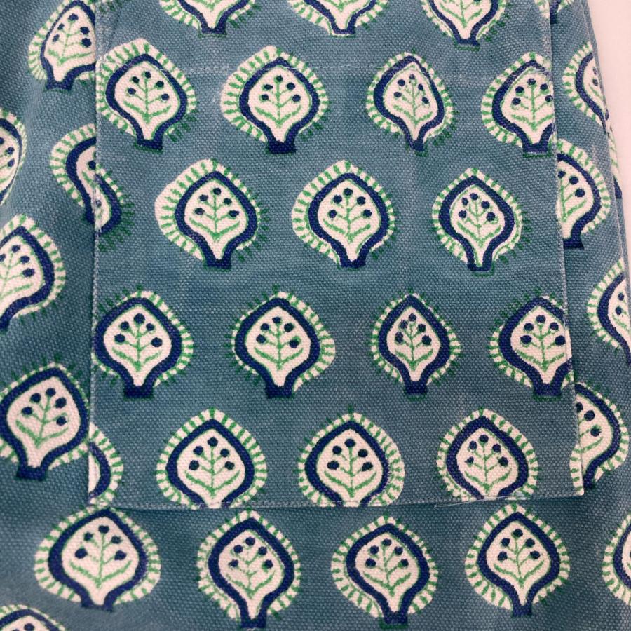 Ron Herman ロンハーマン 【×SZ Blockprints】ブルー キャンバス