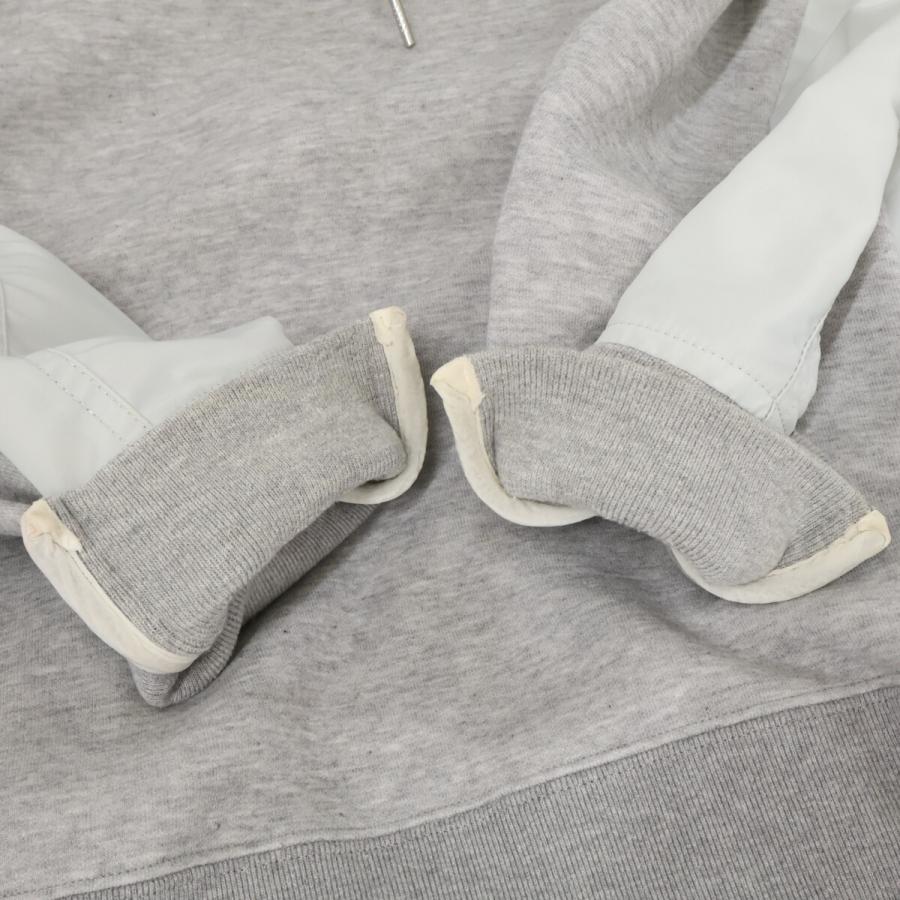 【オフィシャル完売商品】Sacai グレー トレーナー SCM-043 サイズ2 オフィシャル完売商品】Sacai グレー トレーナー SCM-043 サイズ