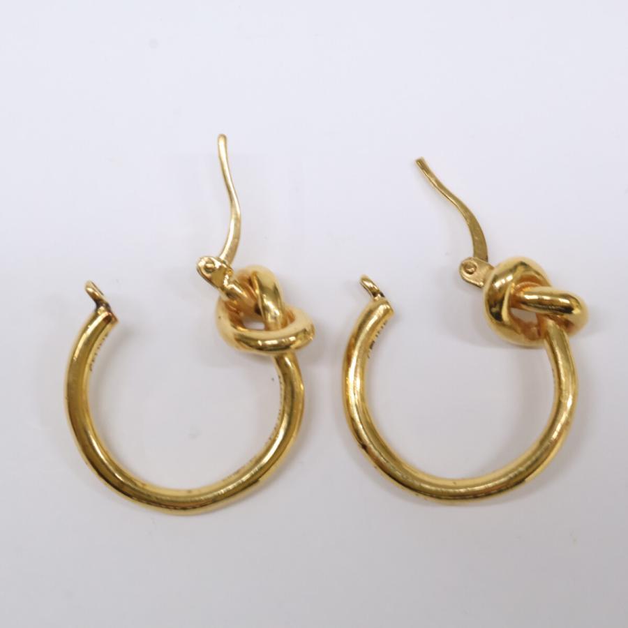 CELINE（セリーヌ） ノット フープ ピアス ゴールド レディース