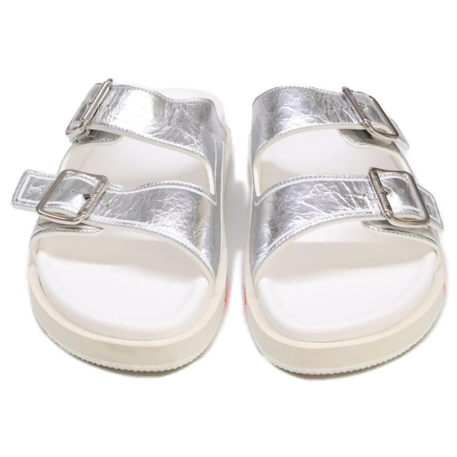 美品/ LOUIS VUITTON ルイヴィトン LVトレイナーライン レザーサンダル