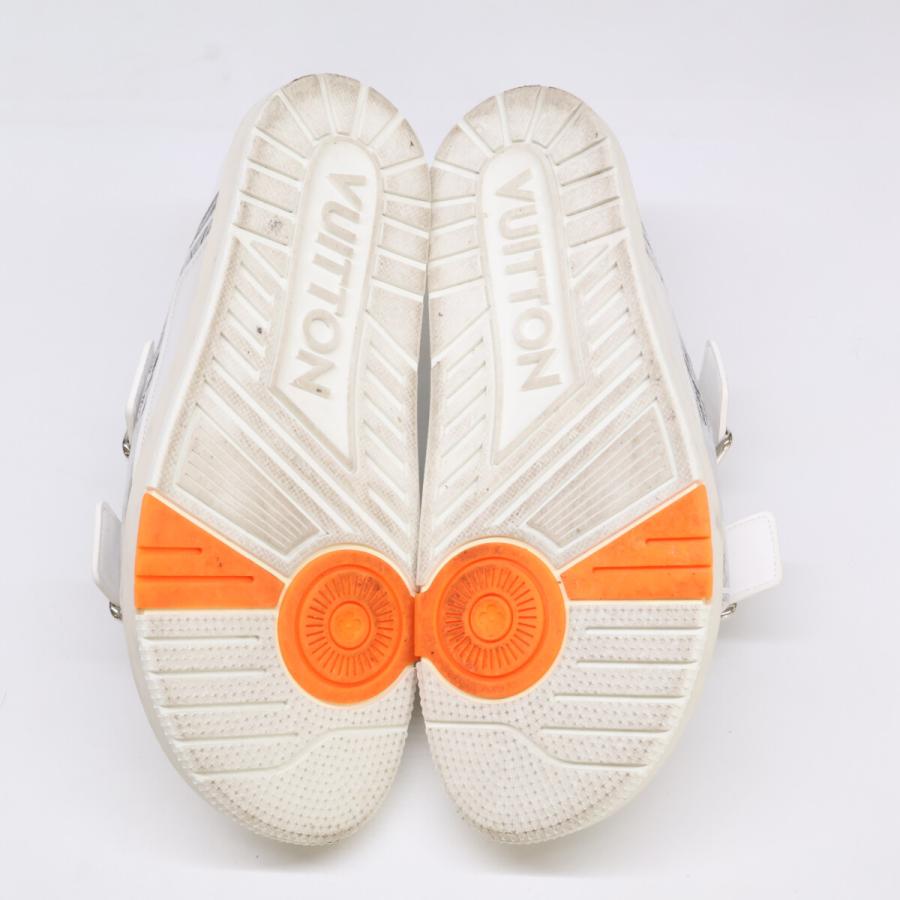 美品/ LOUIS VUITTON ルイヴィトン LVトレイナーライン レザーサンダル