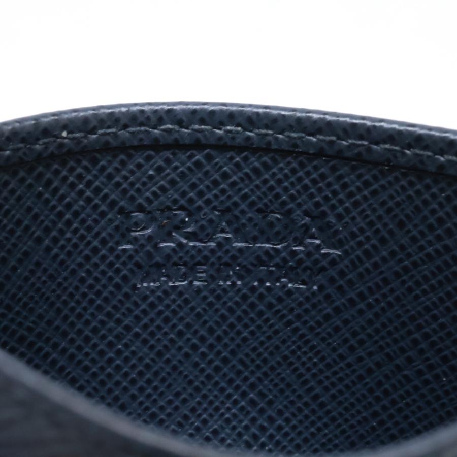 PRADA プラダ サフィアーノ レザー カードケース ブラック