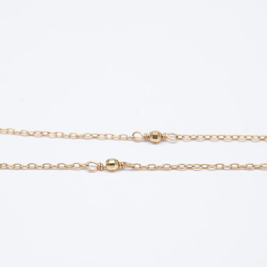 mizukiミズキ14kwg カットビーズブレスレット mizukiミズキ14kwg カットビーズブレスレット MIZUKI ミズキ K14