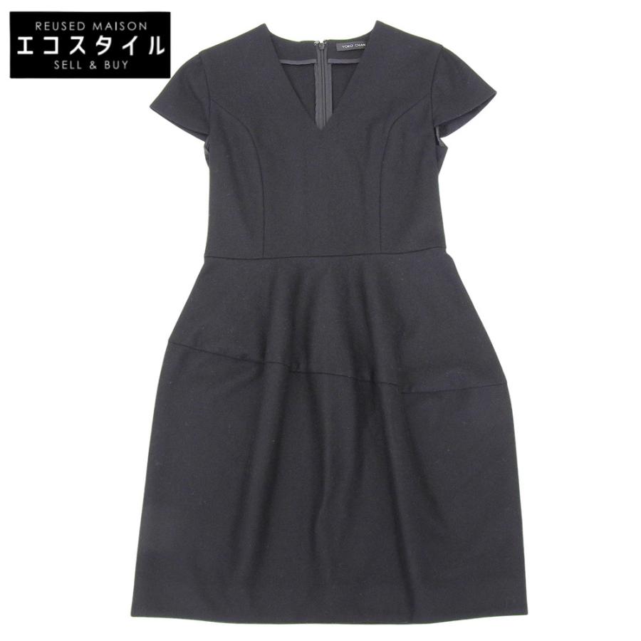 YOKO CHAN ヨーコチャン Vネックバルーンドレス ワンピース レディース  