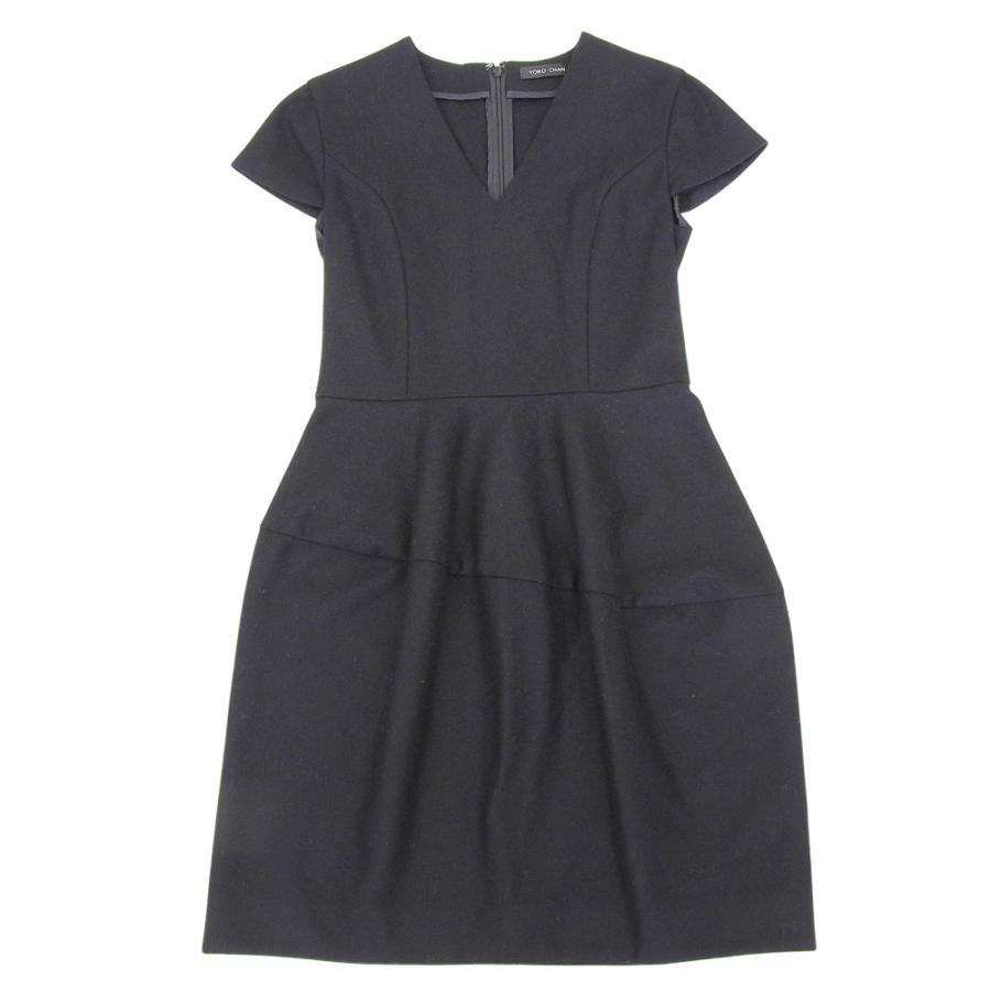 YOKO CHAN ヨーコチャン Vネックバルーンドレス ワンピース レディース